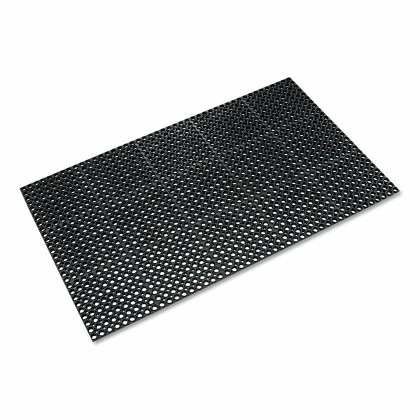 Crown Matting Technologies Floor Mat, Black, 36" W, 60" L CRO WSTF35 BLA